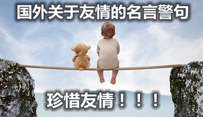 國外關(guān)于友情的名言警句