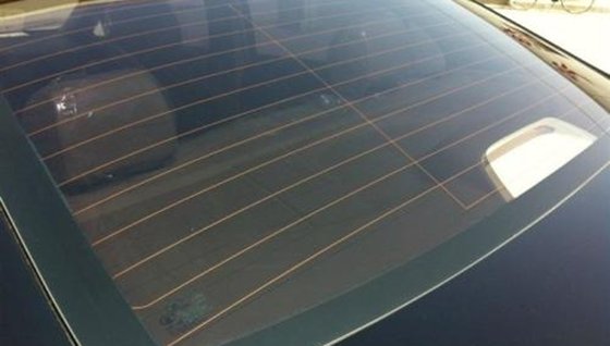 汽車后窗玻璃上的細線條有什么作用？