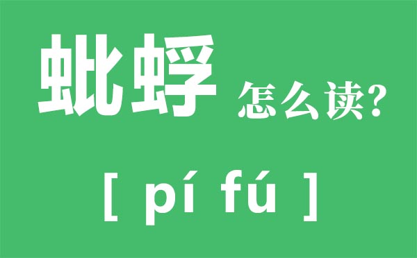 蚍蜉怎么讀拼音是什么,蚍蜉是什么,蚍蜉撼樹(shù)什么意思