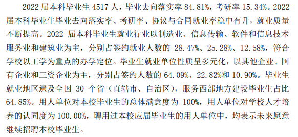 西安工業(yè)大學(xué)就業(yè)率及就業(yè)前景怎么樣,好就業(yè)嗎？