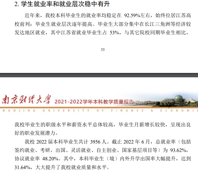 南京財(cái)經(jīng)大學(xué)就業(yè)率及就業(yè)前景怎么樣,好就業(yè)嗎？