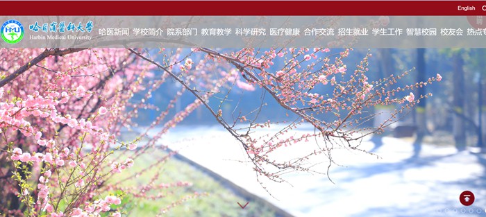哈爾濱醫(yī)科大學(xué)官網(wǎng)網(wǎng)址（https://www.hrbmu.edu.cn/）