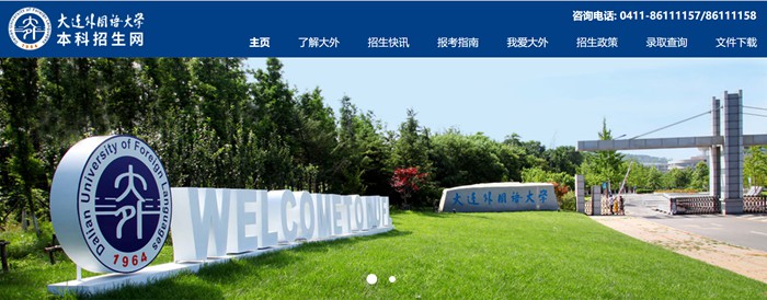 大連外國語大學(xué)本科招生網(wǎng)入口（https://zsb.dlufl.edu.cn/）