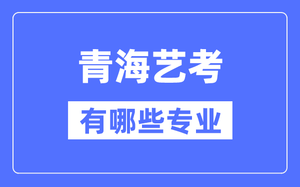 青海藝考有哪些專業(yè),青海藝術(shù)統(tǒng)考選什么專業(yè)？