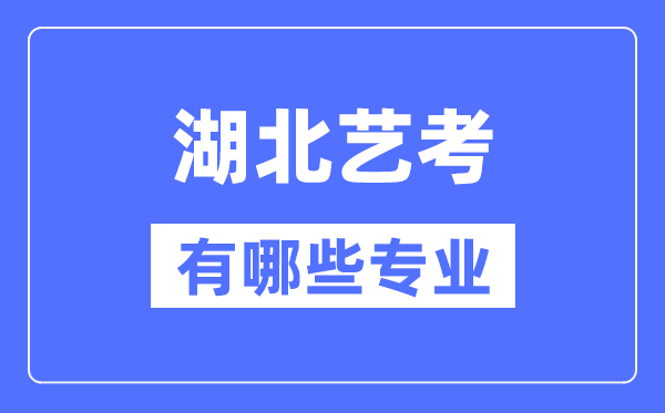 湖北藝考有哪些專業(yè),湖北藝術(shù)統(tǒng)考選什么專業(yè)？