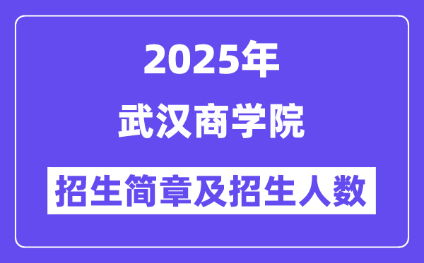 武漢商學(xué)院2025高考招生簡章,各省招生計劃人數(shù)匯總