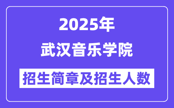 武漢音樂學院2025高考招生簡章,各省招生計劃人數(shù)匯總
