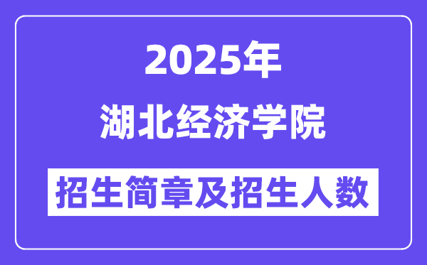 湖北經(jīng)濟(jì)學(xué)院2025高考招生簡(jiǎn)章,各省招生計(jì)劃人數(shù)匯總