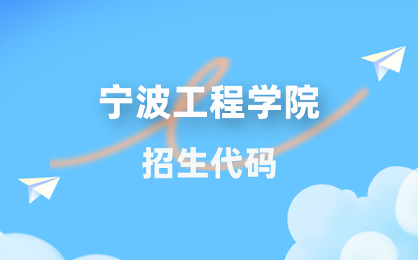 寧波工程學(xué)院招生代碼是多少？附專業(yè)代碼對照表(2026年參考)