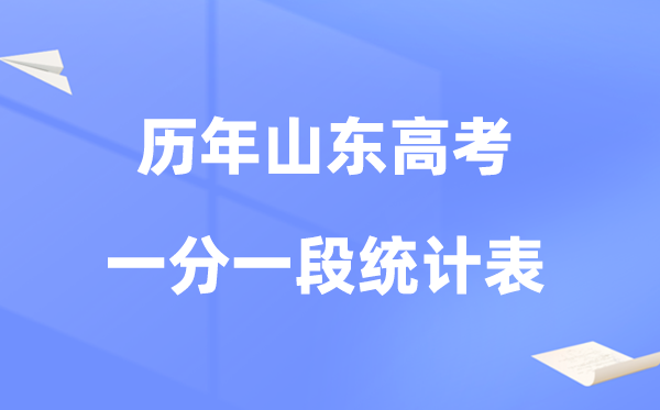 山東省近四年高考一分一段統(tǒng)計對比表及數(shù)據(jù)分析(2022-2025)