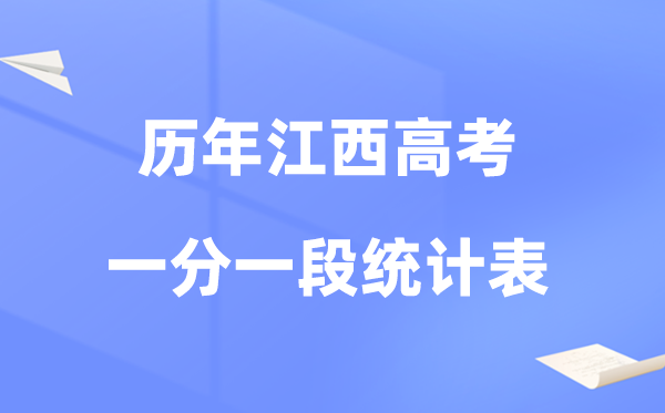 江西省近三年高考一分一段統(tǒng)計對比表及數(shù)據(jù)分析(2023-2025)